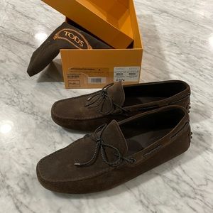 Tod’s Gommino Driving Shoe with Braided Tie